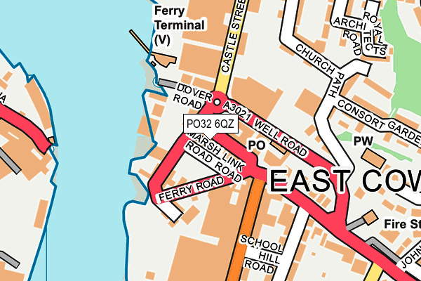 PO32 6QZ map - OS OpenMap – Local (Ordnance Survey) PO32 6QZ map - OS OpenMap – Local (Ordnance Survey)