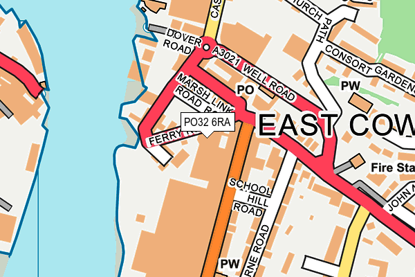 PO32 6RA map - OS OpenMap – Local (Ordnance Survey) PO32 6RA map - OS OpenMap – Local (Ordnance Survey)