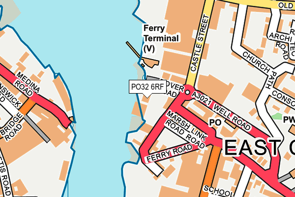 PO32 6RF map - OS OpenMap – Local (Ordnance Survey) PO32 6RF map - OS OpenMap – Local (Ordnance Survey)