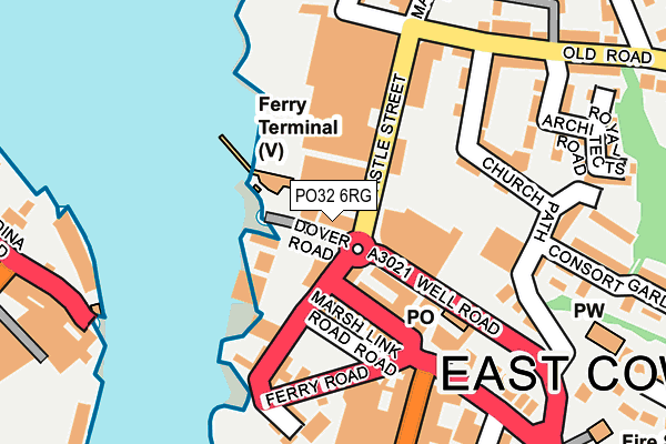PO32 6RG map - OS OpenMap – Local (Ordnance Survey) PO32 6RG map - OS OpenMap – Local (Ordnance Survey)