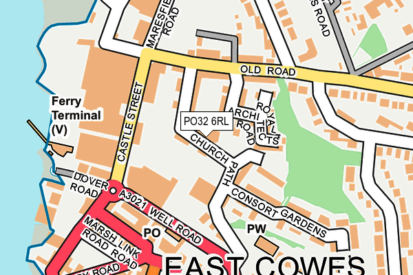 PO32 6RL map - OS OpenMap – Local (Ordnance Survey) PO32 6RL map - OS OpenMap – Local (Ordnance Survey)