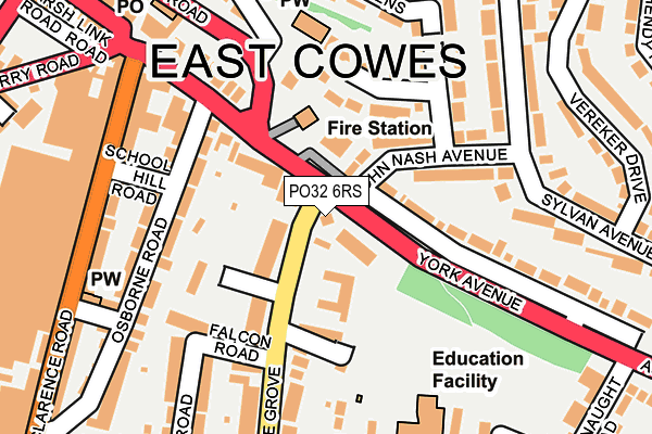 PO32 6RS map - OS OpenMap – Local (Ordnance Survey) PO32 6RS map - OS OpenMap – Local (Ordnance Survey)