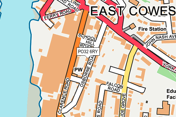 PO32 6RY map - OS OpenMap – Local (Ordnance Survey) PO32 6RY map - OS OpenMap – Local (Ordnance Survey)