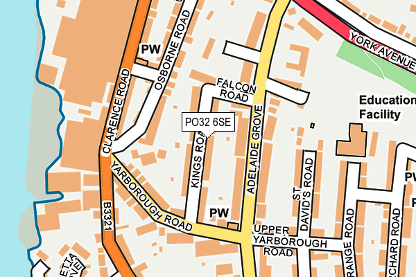 PO32 6SE map - OS OpenMap – Local (Ordnance Survey) PO32 6SE map - OS OpenMap – Local (Ordnance Survey)