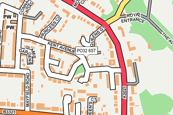 PO32 6ST map - OS OpenMap – Local (Ordnance Survey) PO32 6ST map - OS OpenMap – Local (Ordnance Survey)