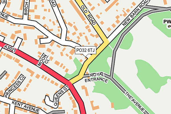 PO32 6TJ map - OS OpenMap – Local (Ordnance Survey) PO32 6TJ map - OS OpenMap – Local (Ordnance Survey)