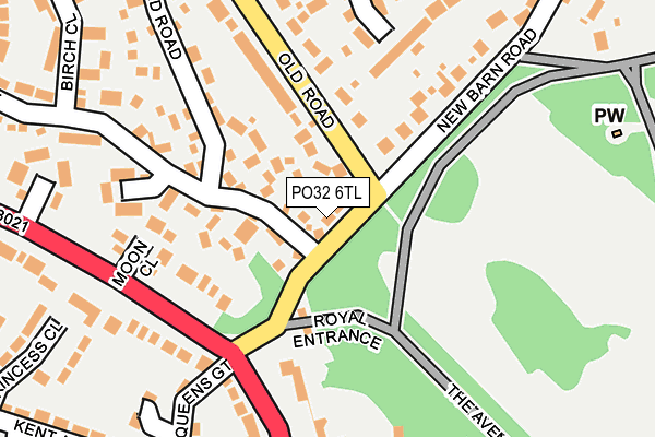 PO32 6TL map - OS OpenMap – Local (Ordnance Survey) PO32 6TL map - OS OpenMap – Local (Ordnance Survey)