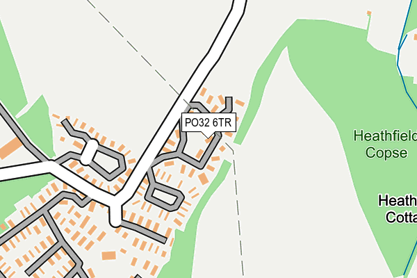 PO32 6TR map - OS OpenMap – Local (Ordnance Survey) PO32 6TR map - OS OpenMap – Local (Ordnance Survey)