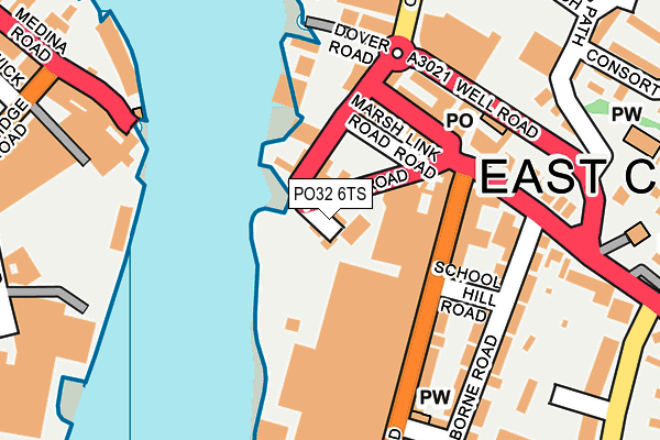 PO32 6TS map - OS OpenMap – Local (Ordnance Survey) PO32 6TS map - OS OpenMap – Local (Ordnance Survey)
