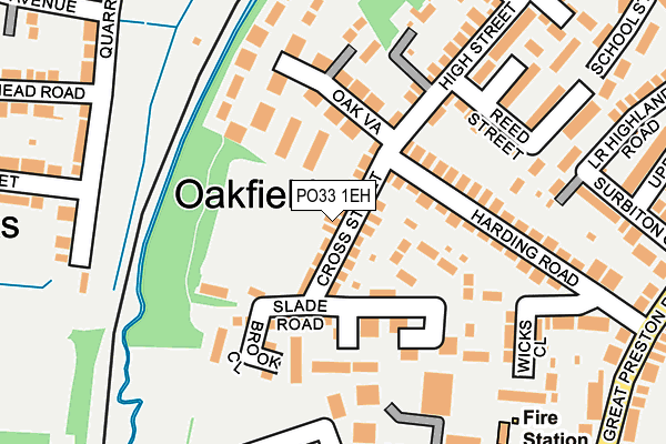PO33 1EH map - OS OpenMap – Local (Ordnance Survey) PO33 1EH map - OS OpenMap – Local (Ordnance Survey)