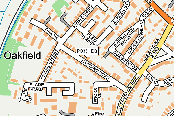 PO33 1EQ map - OS OpenMap – Local (Ordnance Survey) PO33 1EQ map - OS OpenMap – Local (Ordnance Survey)