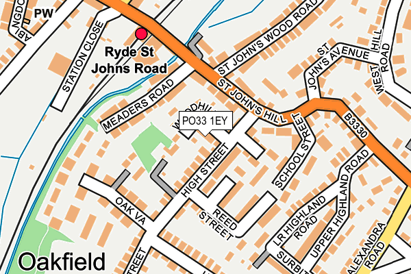 PO33 1EY map - OS OpenMap – Local (Ordnance Survey) PO33 1EY map - OS OpenMap – Local (Ordnance Survey)