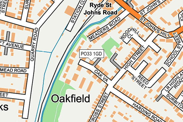 PO33 1GD map - OS OpenMap – Local (Ordnance Survey) PO33 1GD map - OS OpenMap – Local (Ordnance Survey)