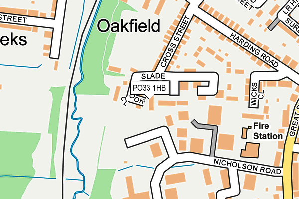 PO33 1HB map - OS OpenMap – Local (Ordnance Survey) PO33 1HB map - OS OpenMap – Local (Ordnance Survey)