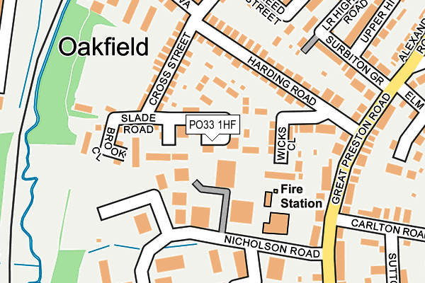 PO33 1HF map - OS OpenMap – Local (Ordnance Survey) PO33 1HF map - OS OpenMap – Local (Ordnance Survey)