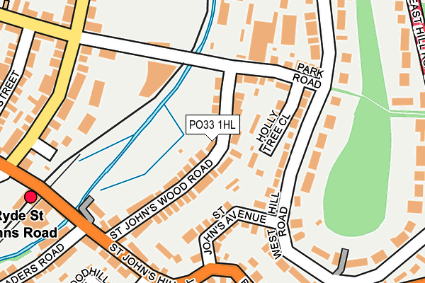 PO33 1HL map - OS OpenMap – Local (Ordnance Survey) PO33 1HL map - OS OpenMap – Local (Ordnance Survey)