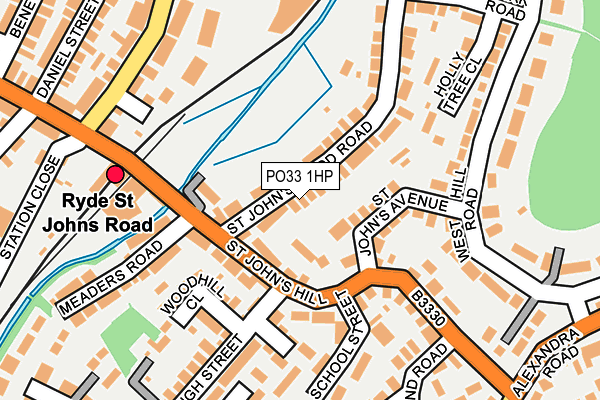 PO33 1HP map - OS OpenMap – Local (Ordnance Survey) PO33 1HP map - OS OpenMap – Local (Ordnance Survey)