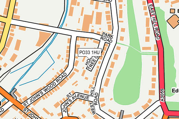 PO33 1HU map - OS OpenMap – Local (Ordnance Survey) PO33 1HU map - OS OpenMap – Local (Ordnance Survey)