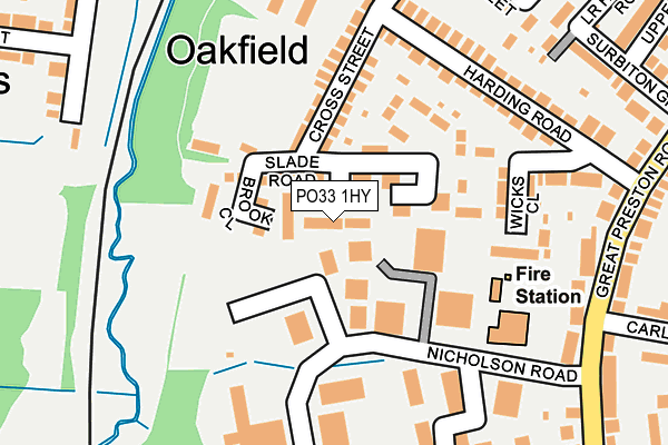 PO33 1HY map - OS OpenMap – Local (Ordnance Survey) PO33 1HY map - OS OpenMap – Local (Ordnance Survey)