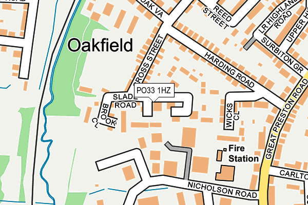 PO33 1HZ map - OS OpenMap – Local (Ordnance Survey) PO33 1HZ map - OS OpenMap – Local (Ordnance Survey)