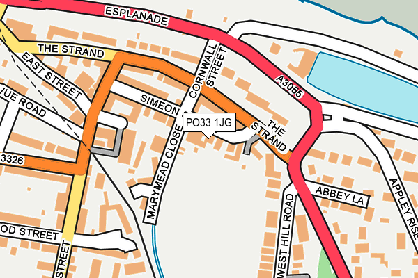 PO33 1JG map - OS OpenMap – Local (Ordnance Survey) PO33 1JG map - OS OpenMap – Local (Ordnance Survey)