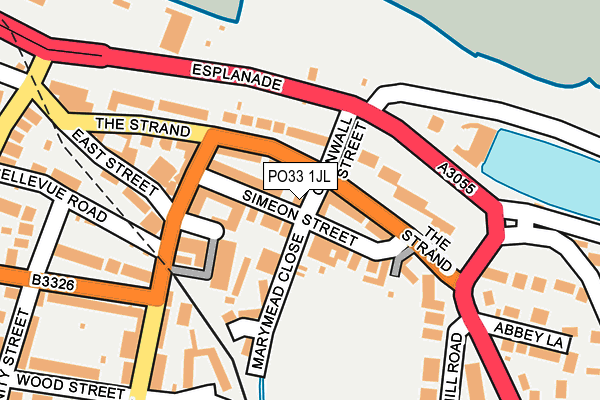 PO33 1JL map - OS OpenMap – Local (Ordnance Survey) PO33 1JL map - OS OpenMap – Local (Ordnance Survey)