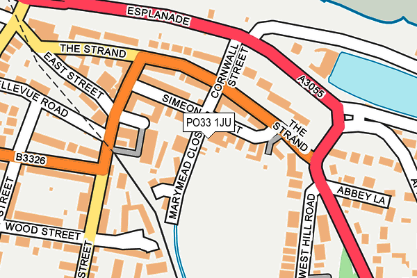 PO33 1JU map - OS OpenMap – Local (Ordnance Survey) PO33 1JU map - OS OpenMap – Local (Ordnance Survey)