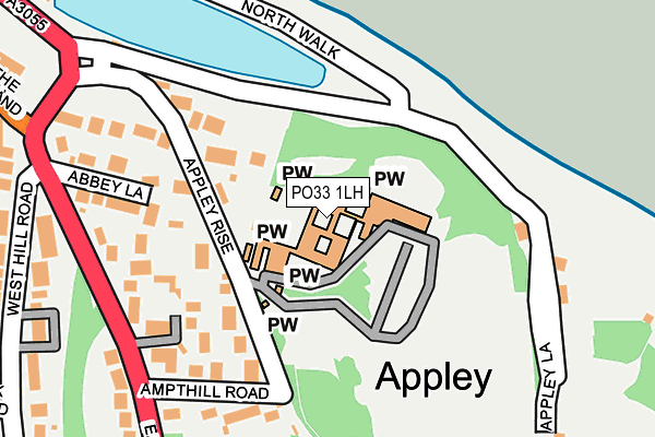 PO33 1LH map - OS OpenMap – Local (Ordnance Survey) PO33 1LH map - OS OpenMap – Local (Ordnance Survey)