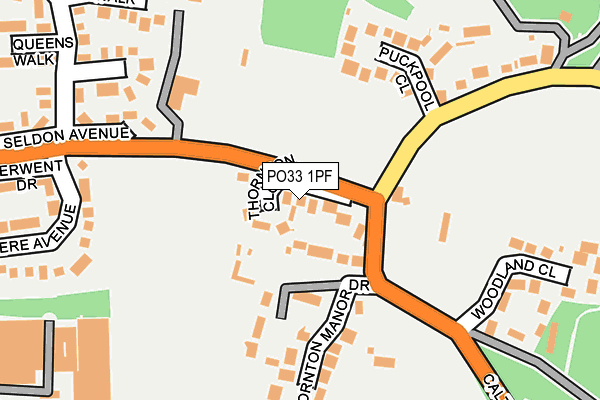 PO33 1PF map - OS OpenMap – Local (Ordnance Survey) PO33 1PF map - OS OpenMap – Local (Ordnance Survey)
