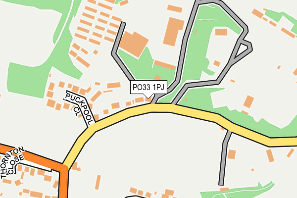PO33 1PJ map - OS OpenMap – Local (Ordnance Survey) PO33 1PJ map - OS OpenMap – Local (Ordnance Survey)