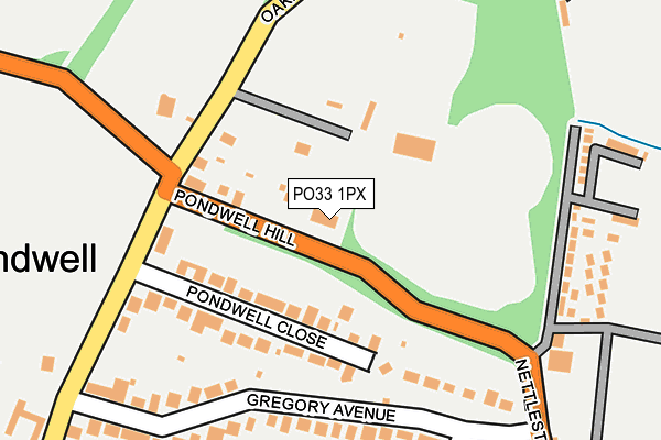PO33 1PX map - OS OpenMap – Local (Ordnance Survey) PO33 1PX map - OS OpenMap – Local (Ordnance Survey)