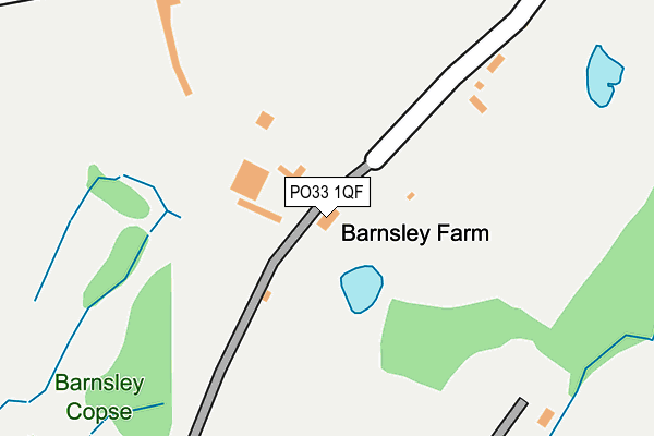 PO33 1QF map - OS OpenMap – Local (Ordnance Survey) PO33 1QF map - OS OpenMap – Local (Ordnance Survey)