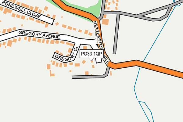 PO33 1QP map - OS OpenMap – Local (Ordnance Survey) PO33 1QP map - OS OpenMap – Local (Ordnance Survey)
