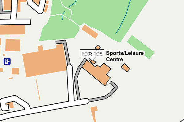 PO33 1QS map - OS OpenMap – Local (Ordnance Survey) PO33 1QS map - OS OpenMap – Local (Ordnance Survey)