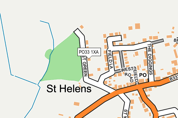 PO33 1XA map - OS OpenMap – Local (Ordnance Survey) PO33 1XA map - OS OpenMap – Local (Ordnance Survey)