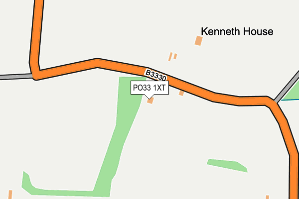 PO33 1XT map - OS OpenMap – Local (Ordnance Survey) PO33 1XT map - OS OpenMap – Local (Ordnance Survey)