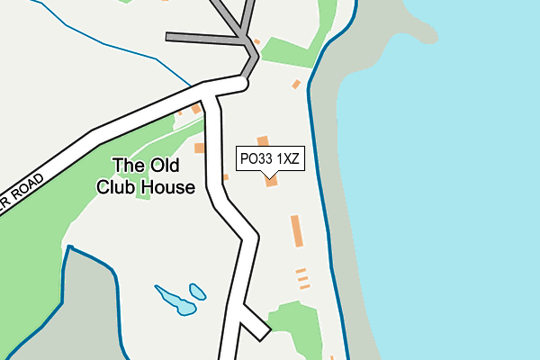 PO33 1XZ map - OS OpenMap – Local (Ordnance Survey) PO33 1XZ map - OS OpenMap – Local (Ordnance Survey)