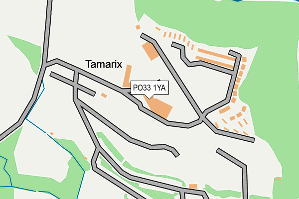 PO33 1YA map - OS OpenMap – Local (Ordnance Survey) PO33 1YA map - OS OpenMap – Local (Ordnance Survey)