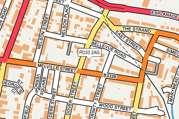 PO33 2AG map - OS OpenMap – Local (Ordnance Survey) PO33 2AG map - OS OpenMap – Local (Ordnance Survey)