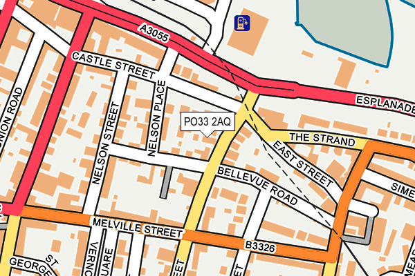 PO33 2AQ map - OS OpenMap – Local (Ordnance Survey) PO33 2AQ map - OS OpenMap – Local (Ordnance Survey)