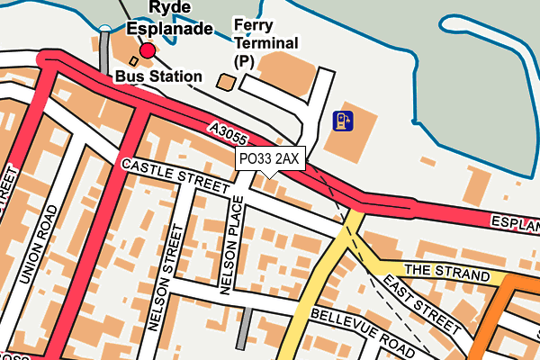 PO33 2AX map - OS OpenMap – Local (Ordnance Survey) PO33 2AX map - OS OpenMap – Local (Ordnance Survey)