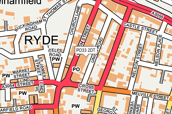 PO33 2DT map - OS OpenMap – Local (Ordnance Survey) PO33 2DT map - OS OpenMap – Local (Ordnance Survey)