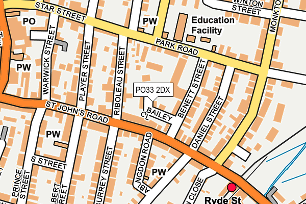 PO33 2DX map - OS OpenMap – Local (Ordnance Survey) PO33 2DX map - OS OpenMap – Local (Ordnance Survey)