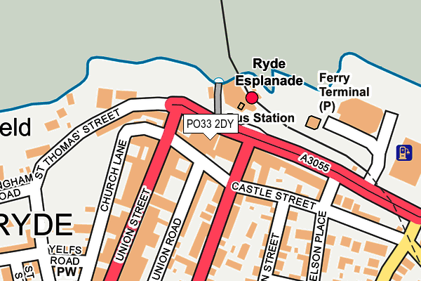PO33 2DY map - OS OpenMap – Local (Ordnance Survey) PO33 2DY map - OS OpenMap – Local (Ordnance Survey)