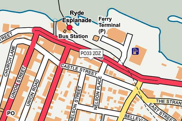 PO33 2DZ map - OS OpenMap – Local (Ordnance Survey) PO33 2DZ map - OS OpenMap – Local (Ordnance Survey)
