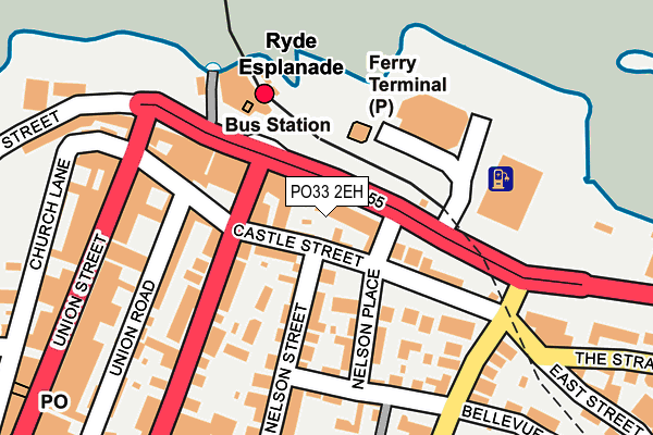 PO33 2EH map - OS OpenMap – Local (Ordnance Survey) PO33 2EH map - OS OpenMap – Local (Ordnance Survey)