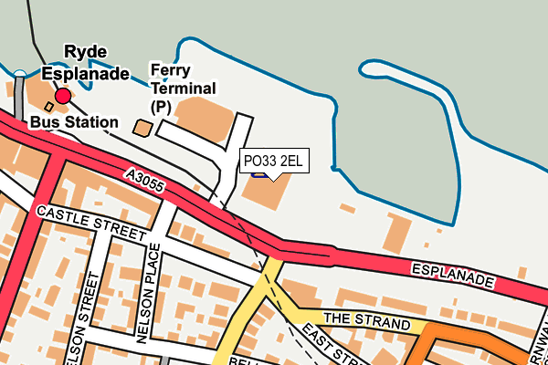PO33 2EL map - OS OpenMap – Local (Ordnance Survey) PO33 2EL map - OS OpenMap – Local (Ordnance Survey)
