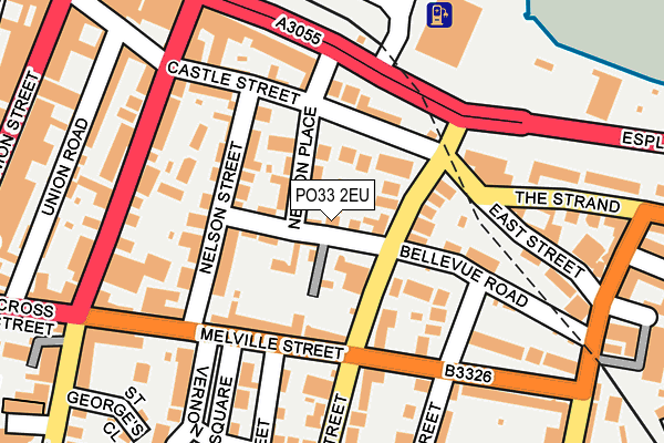 PO33 2EU map - OS OpenMap – Local (Ordnance Survey) PO33 2EU map - OS OpenMap – Local (Ordnance Survey)