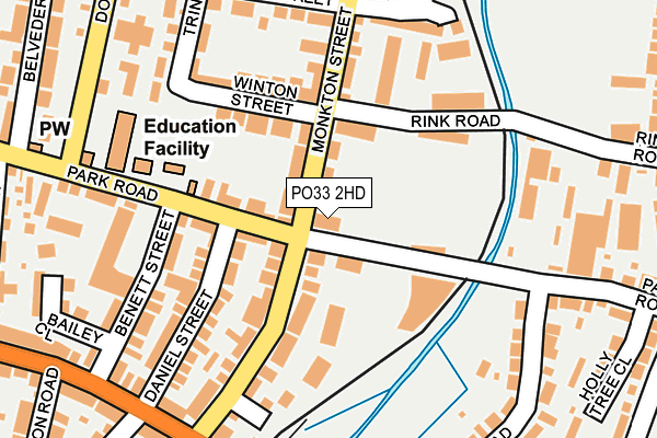 PO33 2HD map - OS OpenMap – Local (Ordnance Survey) PO33 2HD map - OS OpenMap – Local (Ordnance Survey)