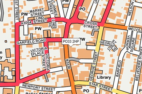 PO33 2HP map - OS OpenMap – Local (Ordnance Survey) PO33 2HP map - OS OpenMap – Local (Ordnance Survey)